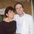 Michel Delpech et sa femme Geneviève à l'Olympia à Paris le 7 avril 1984.