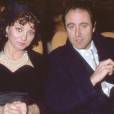 Michel Delpech et sa femme Geneviève en mars 1986