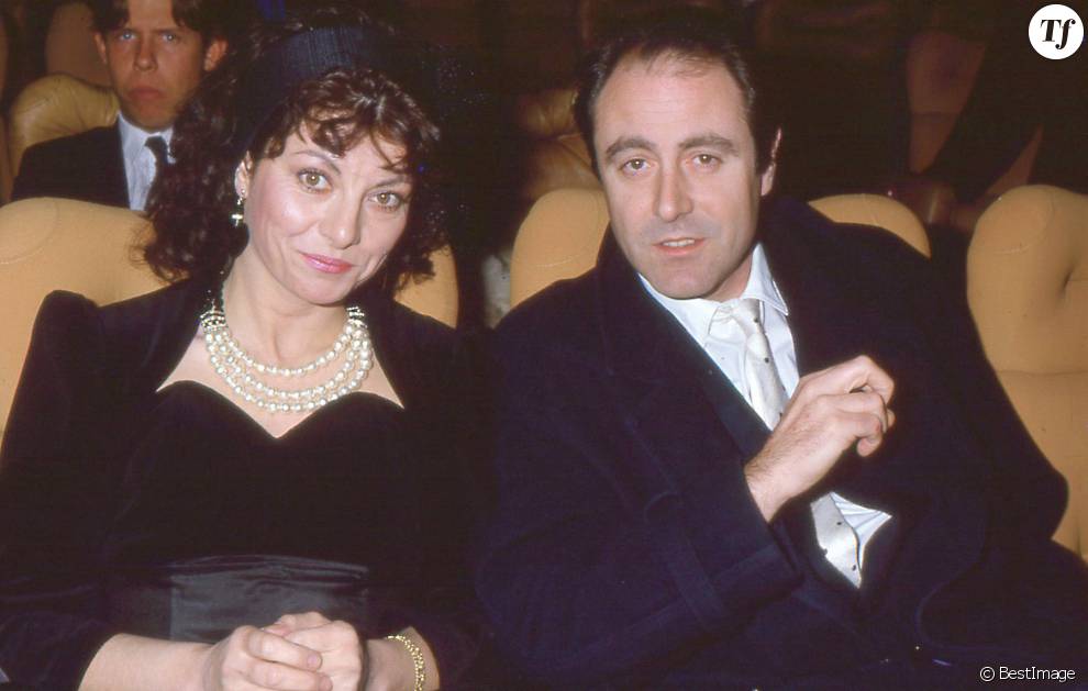 Michel Delpech et sa femme Geneviève en mars 1986