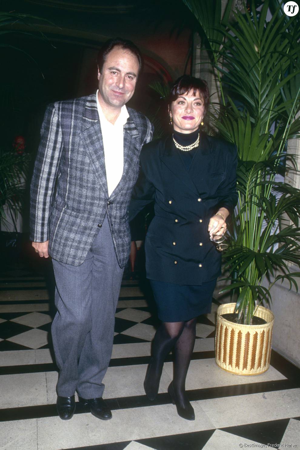 Michel Delpech et sa femme Geneviève en 1987