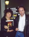  Michel Delpech et sa femme Geneviève au 5ème Festival de Cognac en Avril 1986  