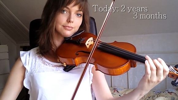 Cette femme inspirante a appris le violon toute seule en 2 ans