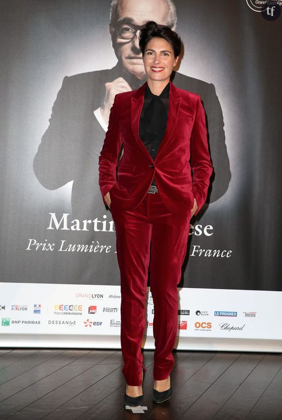  Alessandra Sublet - Photocall de la cérémonie de remise du prix Lumière à Martin Scorsese lors du festival Lumière 2015 (Grand Lyon Film Festival) à Lyon. Le 16 octobre 2015 