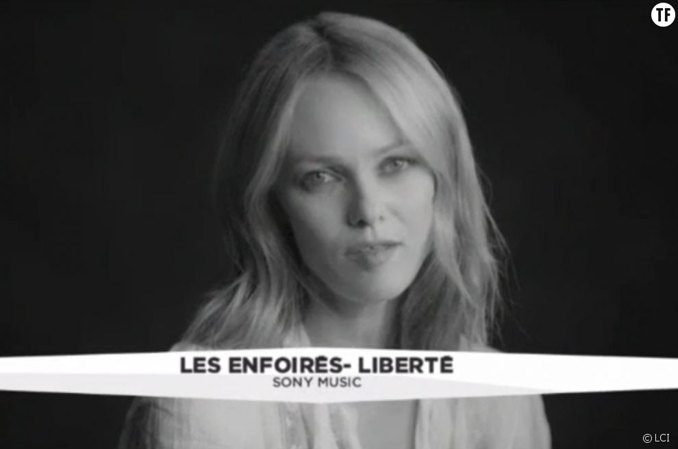 Vanessa Paradis - clip des Enfoirés &quot;Liberté&quot;