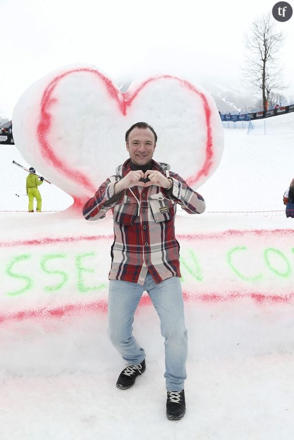 Alexandre Devoise de Téléshopping sur TF1 La 8 ème édition de GLISSE EN COEUR pour l'association Laurette Fugain, association qui lutte contre la leucémie au Grand-Bornand du vendredi 20 Mars au dimanche 22 Mars 2015 . 