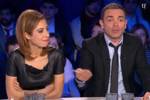 Yann Moix et Léa Salamé dans On n'est pas couché