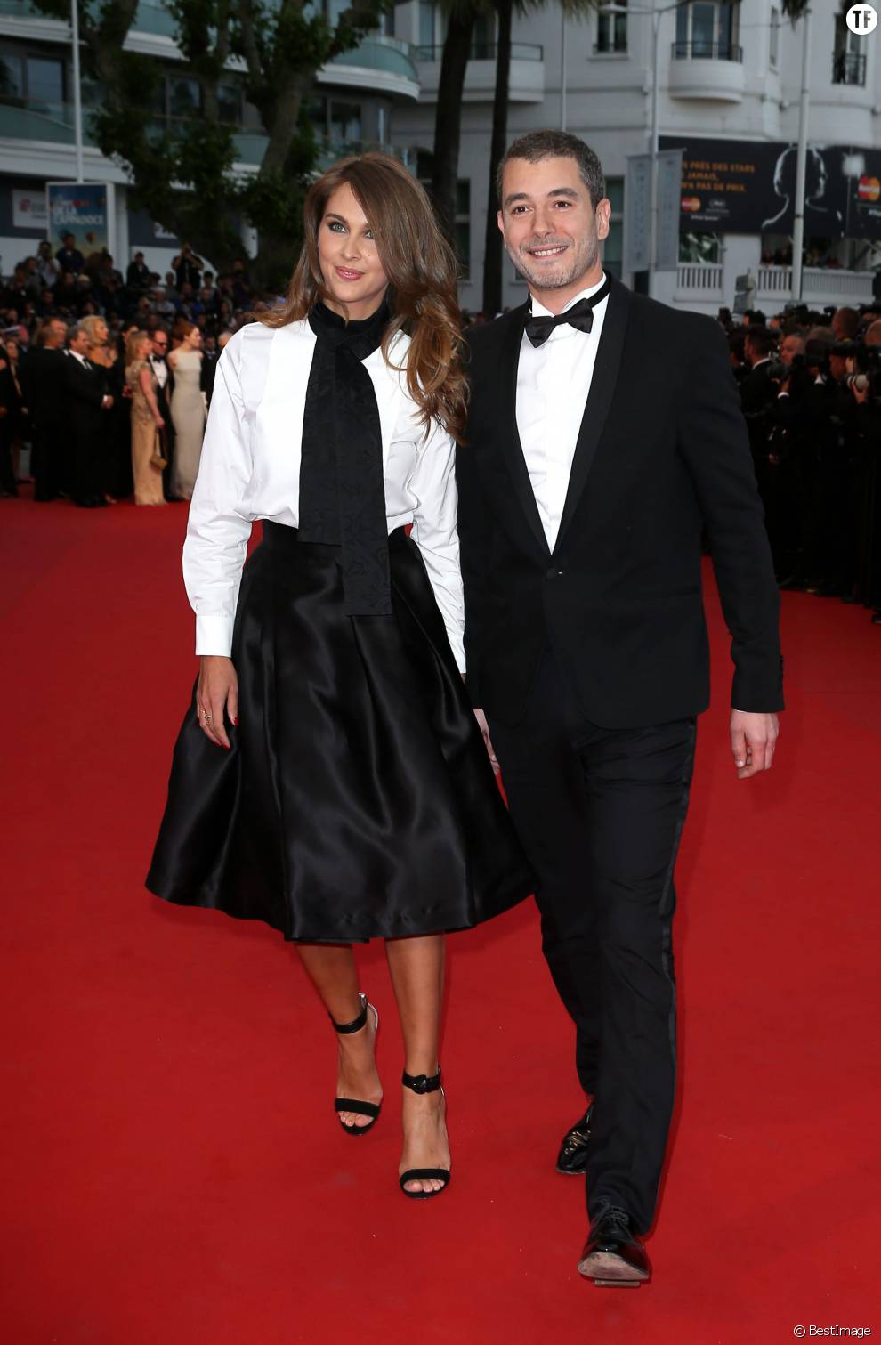  Ophélie Meunier, Ali Baddou - Montée des marches du film &quot;Irrational Man&quot; (L&#039;homme irrationnel) lors du 68ème Festival International du Film de Cannes, à Cannes le 15 mai 2015.  
