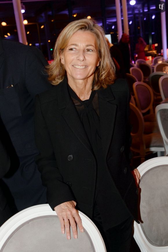 Claire Chazal - Dîner de la mode 2016 pour le Sidaction au pavillon d'Armenonville à Paris, le 28 janvier 2016. © Rachid Bellak/Bestimage 