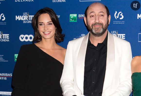 Kad Merad et sa compagne Julia Vignali - 6ème édition de la cérémonie des Magritte du cinéma à Bruxelles en Belgique le 6 février 2016.