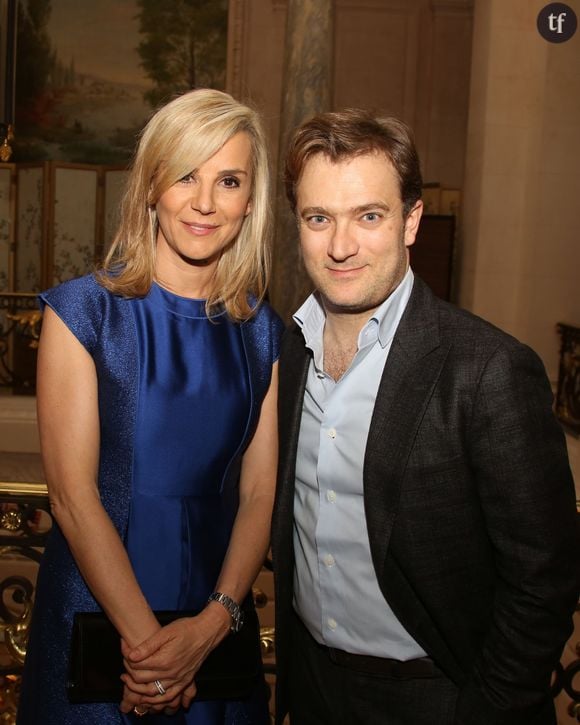  Laurence Ferrari et son mari Renaud Capuçon - Photocall de la cérémonie des "GQ 2015, Les Hommes de l'Année" au Shangri-La Hotel à Paris, le 25 janvier 2016. © Denis Guignebourg/Bestimage 