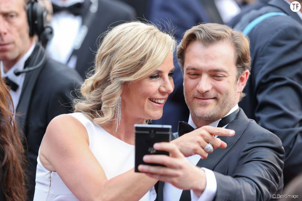   Laurence Ferrari et Renaud Capuçon - People au 68 ème festival du film de Cannes le 15 mai 2015  