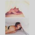 Réveil sur Instagram (Kaley Cuoco)/ Réveil dans la vie réelle (Celeste)