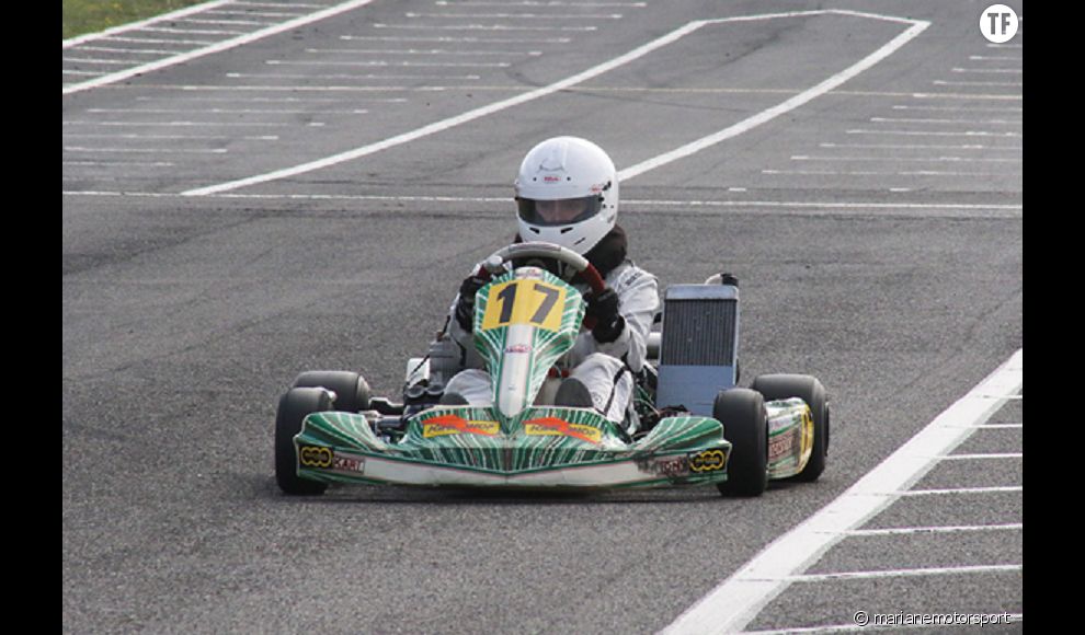 La jeune Mariane Barbaza est depusi l&#039;âge de ses 10 ans, une adepte des pistes de karting