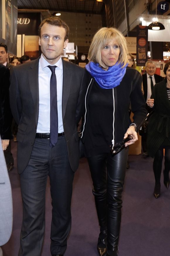 Emmanuel Macron et sa femme Brigitte Trogneux