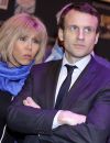 Emmanuel Macron et sa femme Brigitte Trogneux