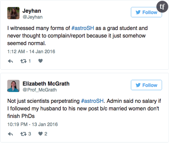 #Astrosh: un hashtag pour lutter contre le harcèlement sexuel dans l'astrophysique