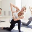 Posture de yoga contre le stress