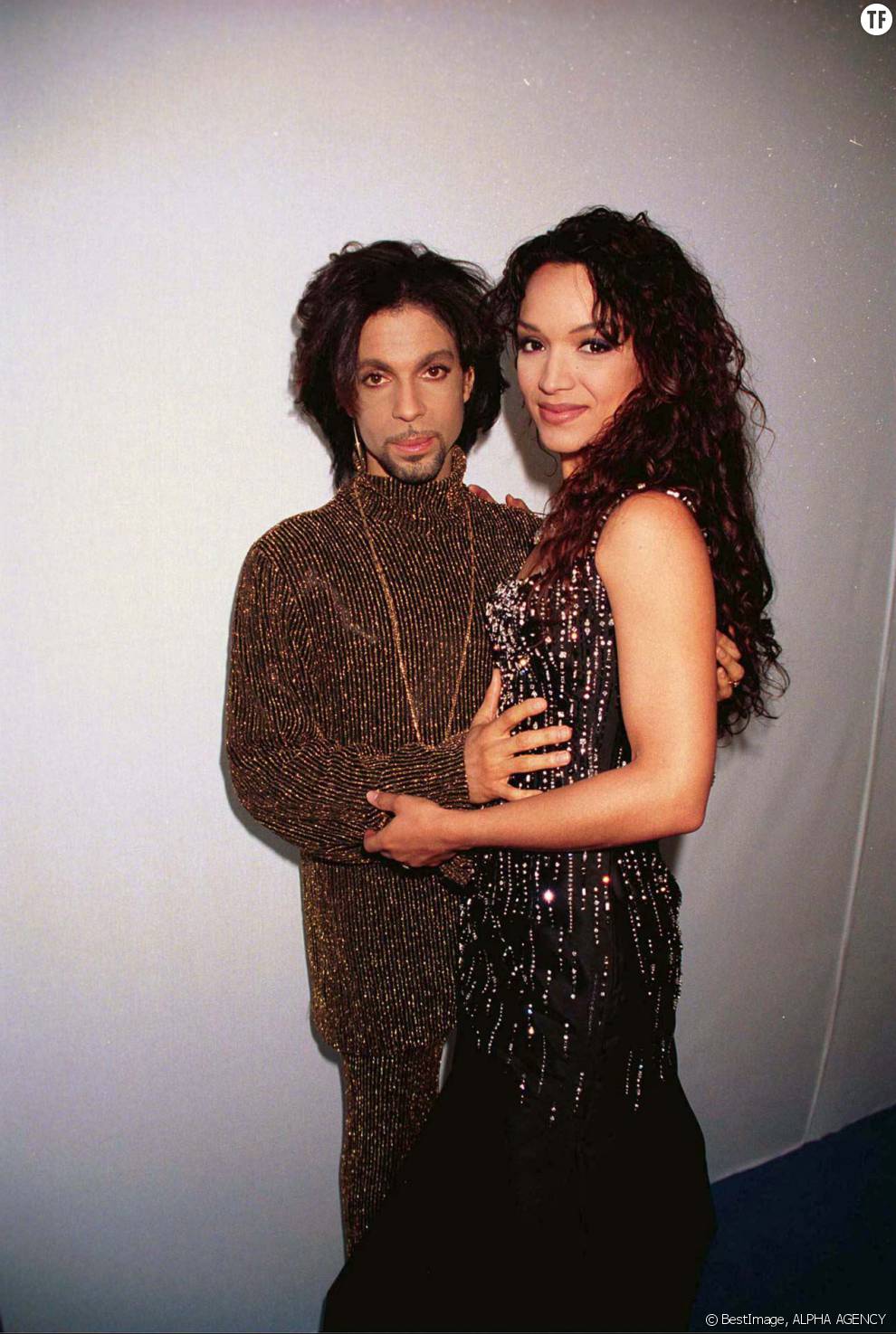 Prince et sa première épouse Mayte Garcia en 1999