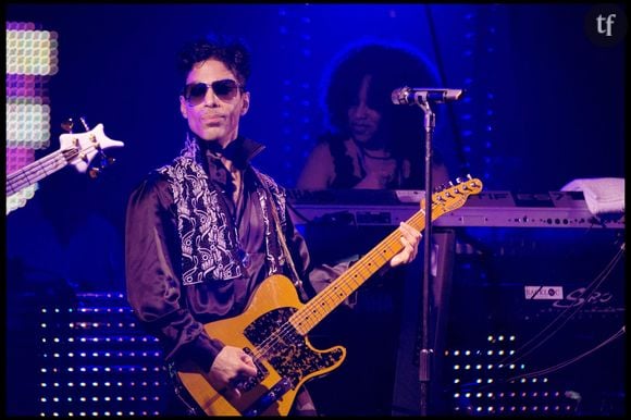 Prince sur scène en 2010