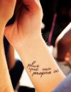 Idées tatouage citation : "Plus que ma propre vie"
