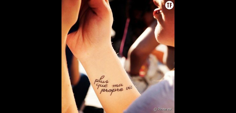 Idées tatouage citation : &quot;Plus que ma propre vie&quot;