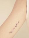 Idées tatouage citation : "Non je ne regrette rien"