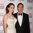 Angelina Jolie et Brad Pitt à la première de "By the Sea" à Los Angeles le 5 novembre 2015