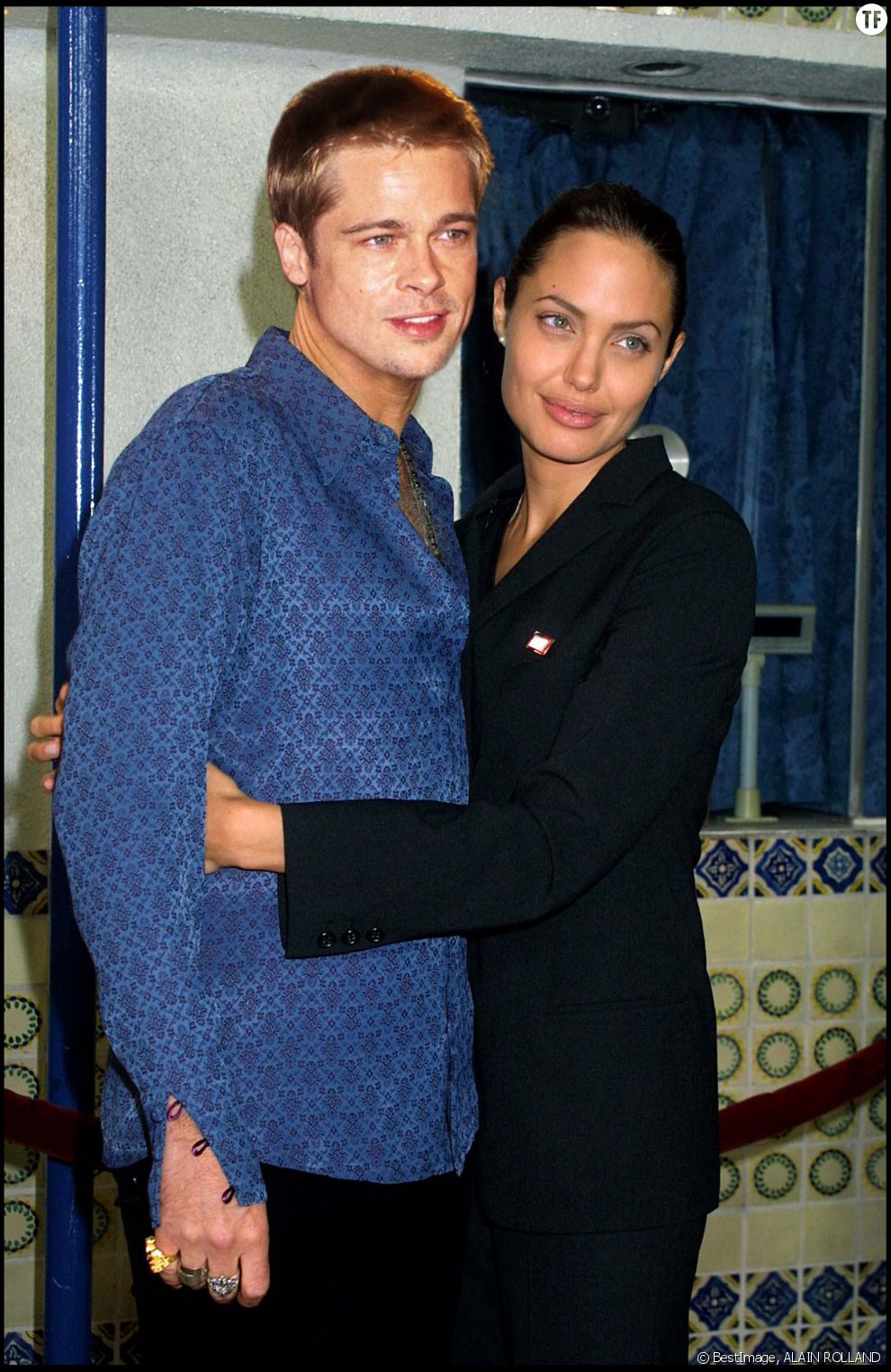Brad Pitt et son ex-femme Angelina Jolie en 2005