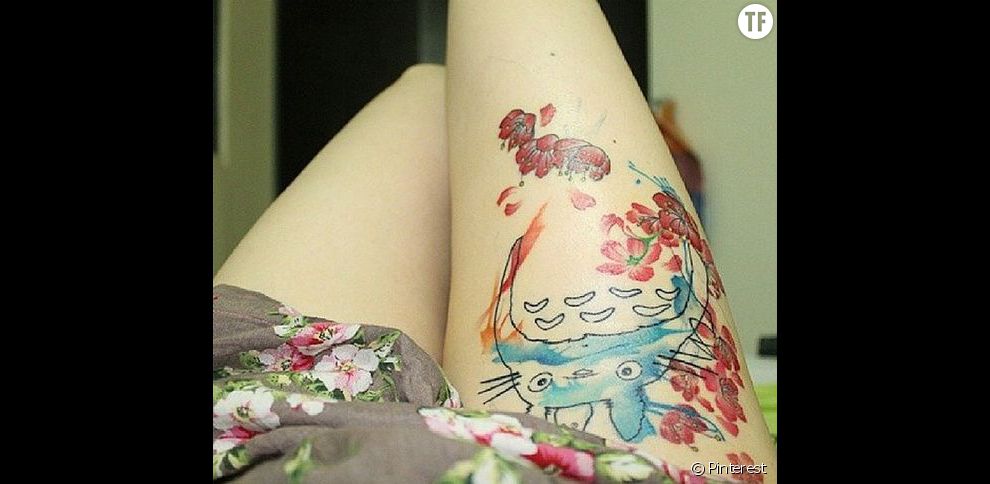 Tatouage aquarelle repéré sur Pinterest : idée n°8