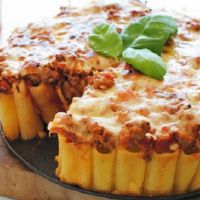 La savoureuse recette du gâteau de pâtes aux rigatoni