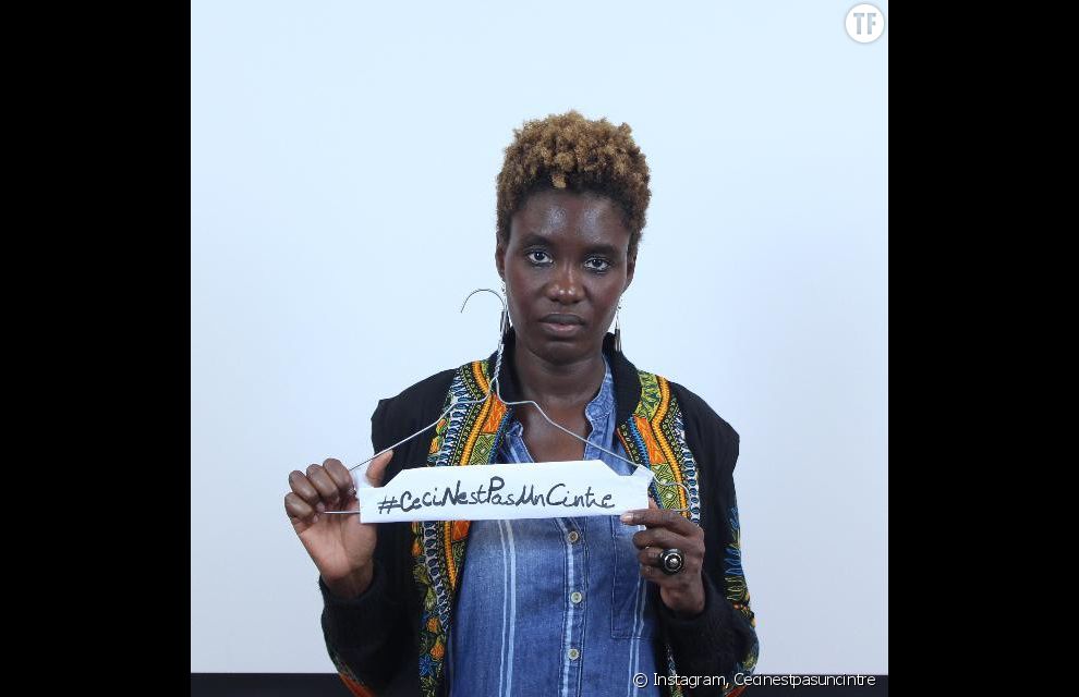 Rokhaya Diallo, pour la campagne du Planning Familial pour le droit à l&#039;avortement