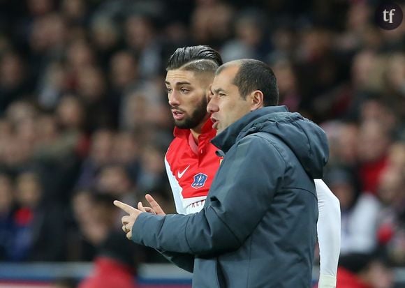 Yannick Ferreira Carrasco et Leonardo Jardim (Monaco)