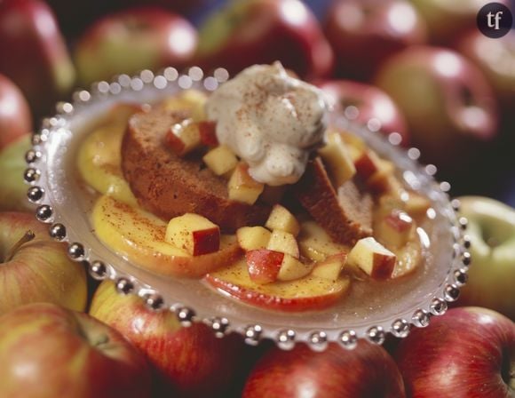 Des pommes fondantes à la cannelle