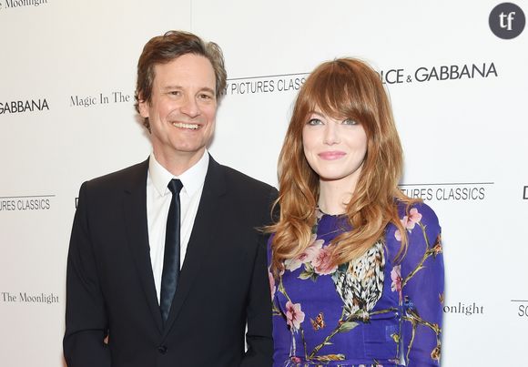 Colin Firth, 53 ans, couplé avec Emma Stone, 25 ans, dans Magic in the Moonlight 