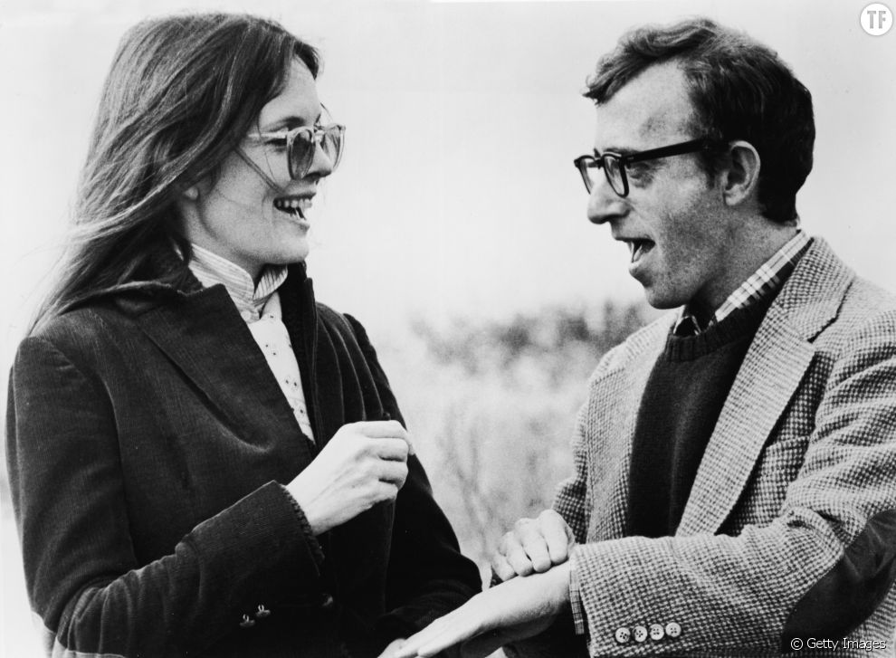Woody Allen, grand habitué du jeunisme, face à Diane Keaton qui a dix ans de moins que lui dans  Annie Hall 