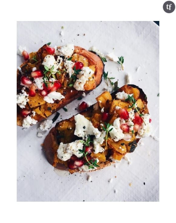 Recette toast à la courge pour l'hiver