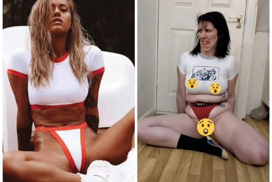 Une mère parodie une publicité de mini-bikini sur les réseaux sociaux