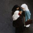 Etudiantes algériennes portant le traditionnel hijab