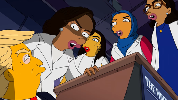 Les femmes démocrates s'en prennent à Donald Trump dans un clip des "Simpson"