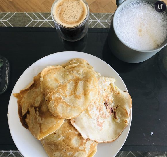 Pancakes à la banane végan