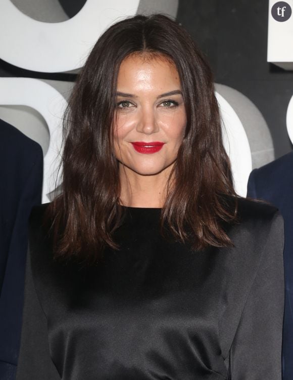 Katie Holmes lors de la soirée d'inauguration du nouveau magasin "Nordstrom" à New York, le 22 octobre 2019.