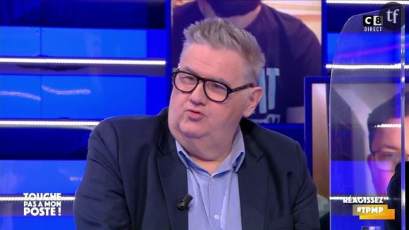 Pierre Ménès sur le plateau de Touche pas à mon poste le 22 mars 2021