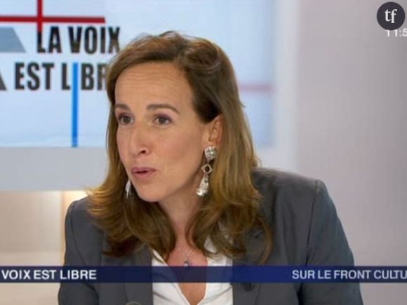 Sophie Robert, alors secrétaire départementale du Front national dans la Loire, en interview sur France 3 Rhône-Alpes en 2013 