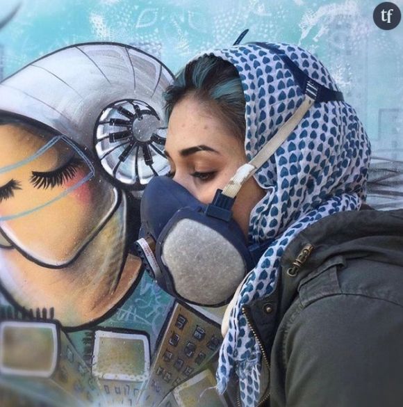 Shamsia Hassani, la street artist qui célèbre les Afghanes. [Photo : Instagram / Shamsia Hassani]