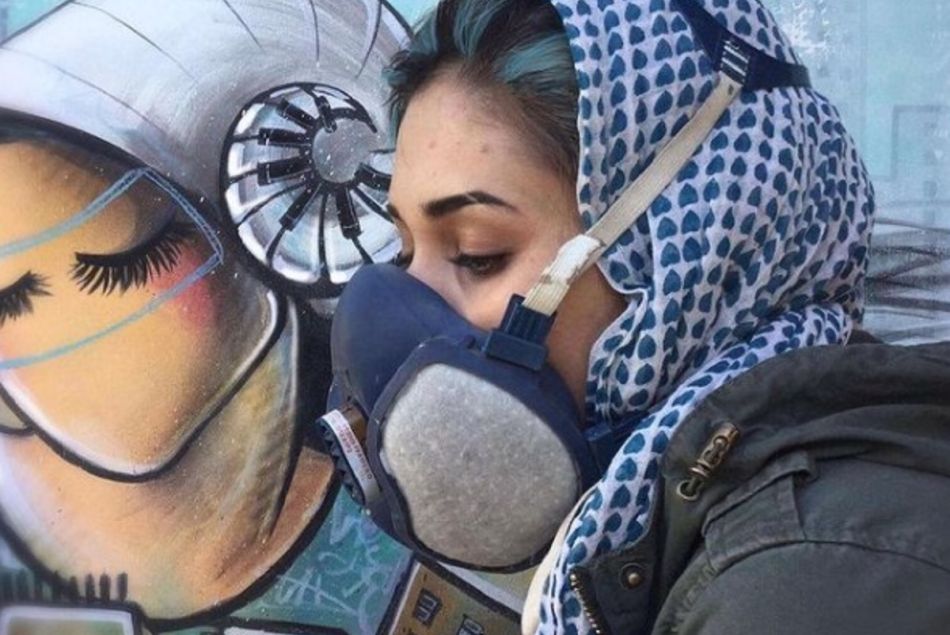 Shamsia Hassani, la street artist qui célèbre les Afghanes. [Photo : Instagram / Shamsia Hassani]