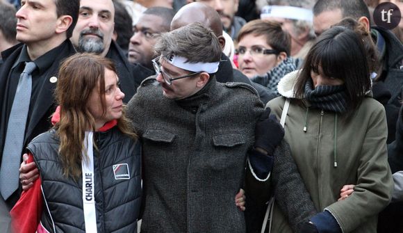 Luz à la marche Charlie Hebdo du 11 janvier 2015