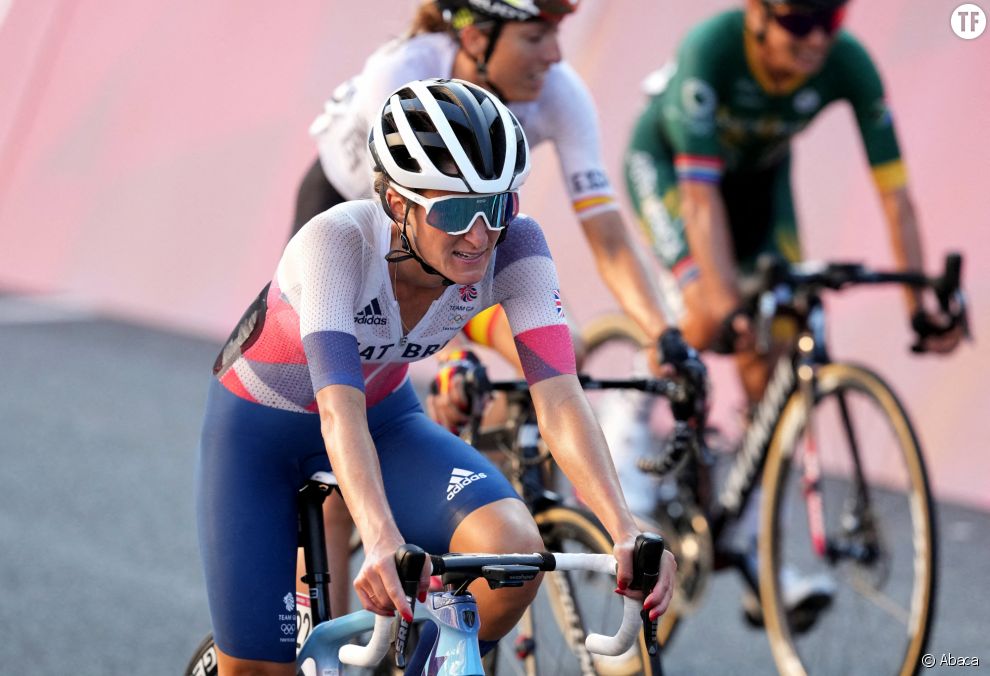  La cycliste britannique Elizabeth Deignan aux JO de Tokyo le 25 juillet 2021 