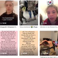 Ces jeunes exilées ukrainiennes partagent leur voyage en vidéo sur TikTok