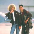 Kelly McGillis et Tom Cruise en 1986 sur le tournage de "Top Gun"