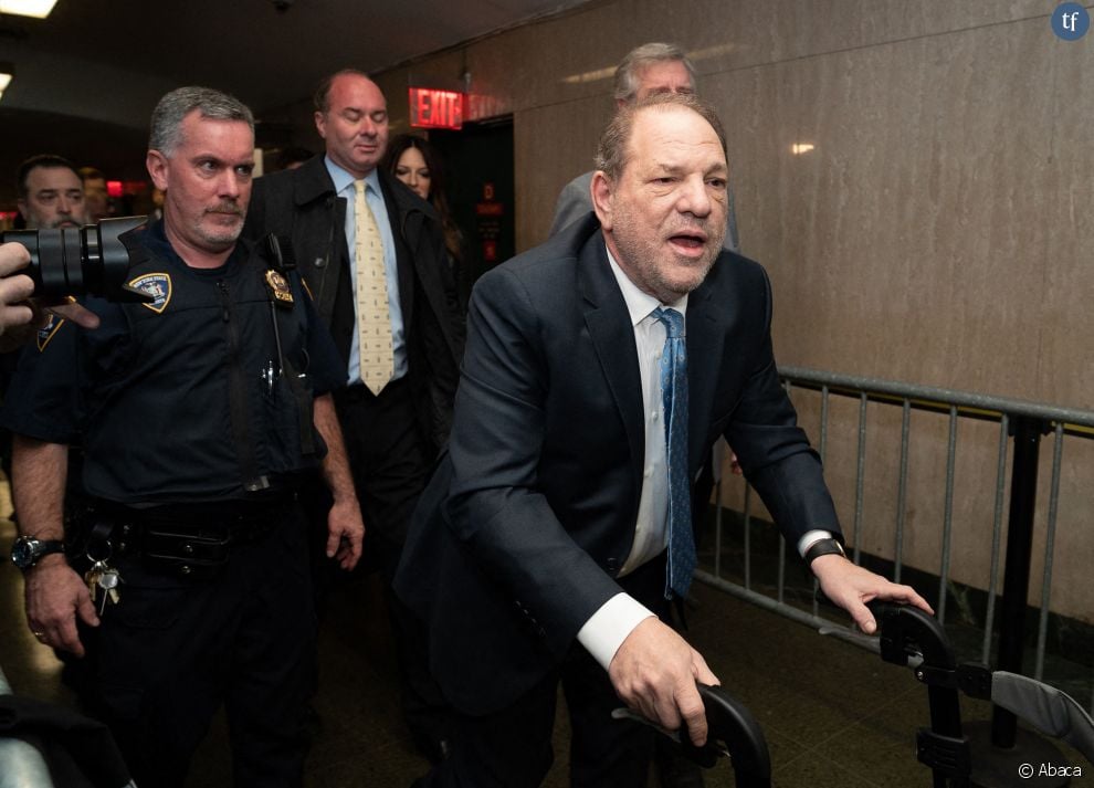 Harvey Weinstein arrive au tribunal criminel de Manhattan, New York, février 2020.